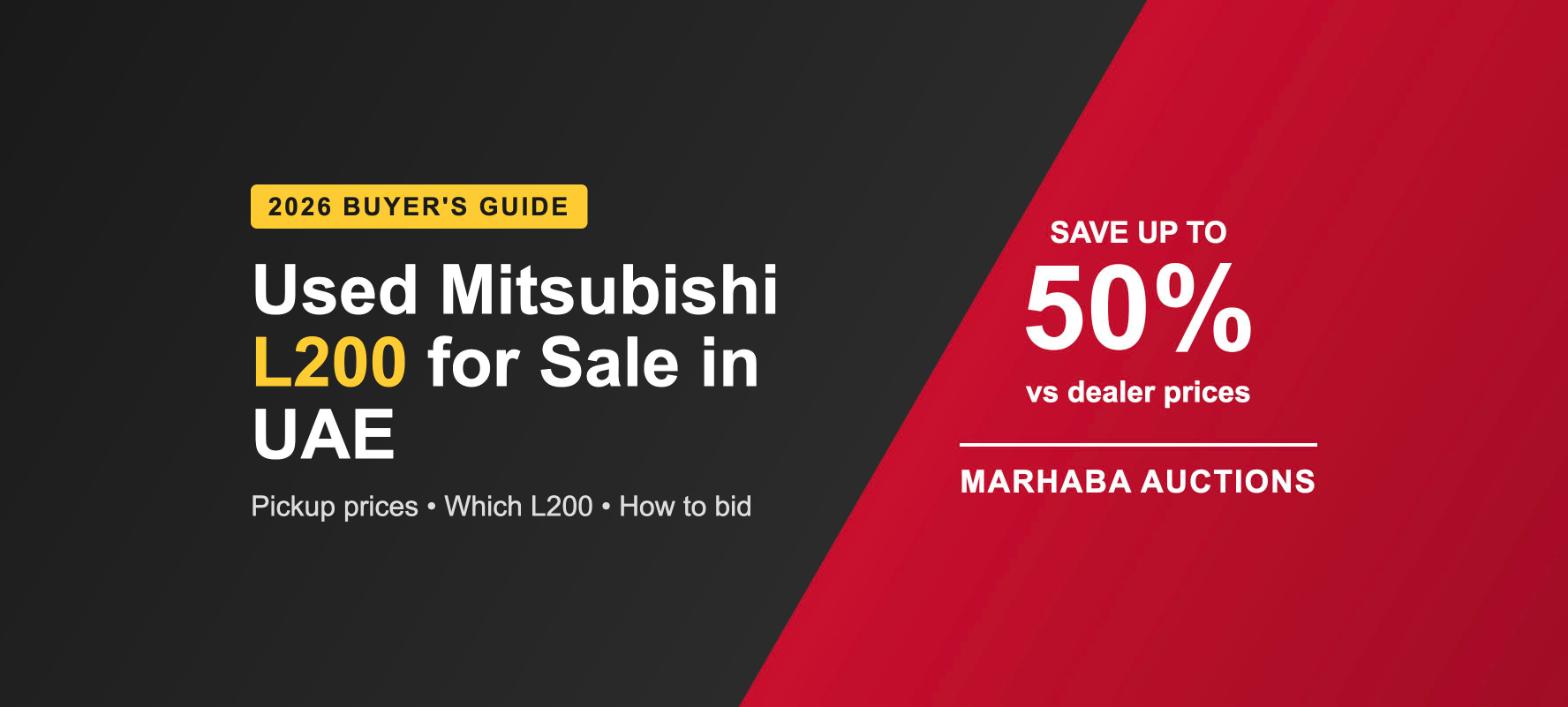 Used Mitsubishi L200 for Sale in UAE: Auction Prices & Pickup Buying Guide 2026