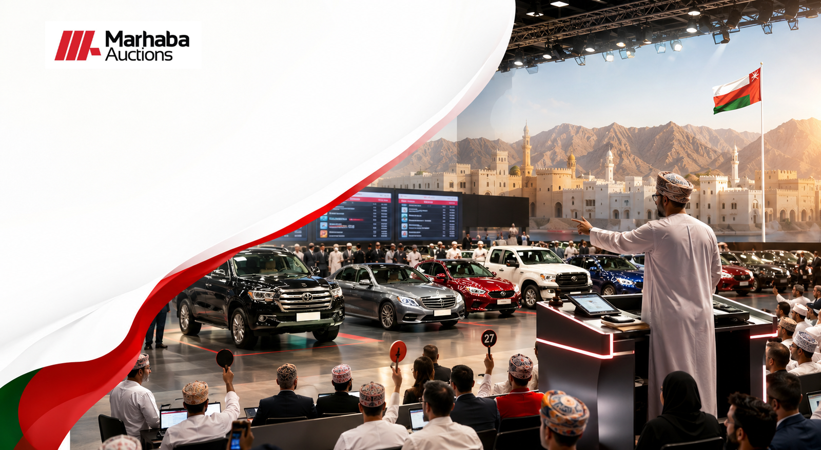 Marhaba Auctions Is Now in Oman: Buy and Sell Cars at Live Daily Auctions