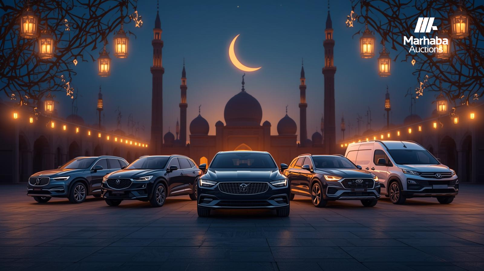 Ramadan 2026 Mega Raffle – Buy 1 Car & Win 10 Free Cars | Marhaba Auctions UAE