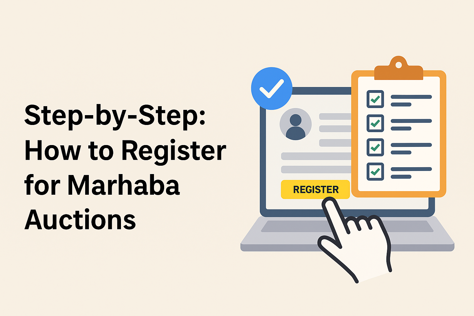 Step-by-Step: How to Register for Marhaba Auctions