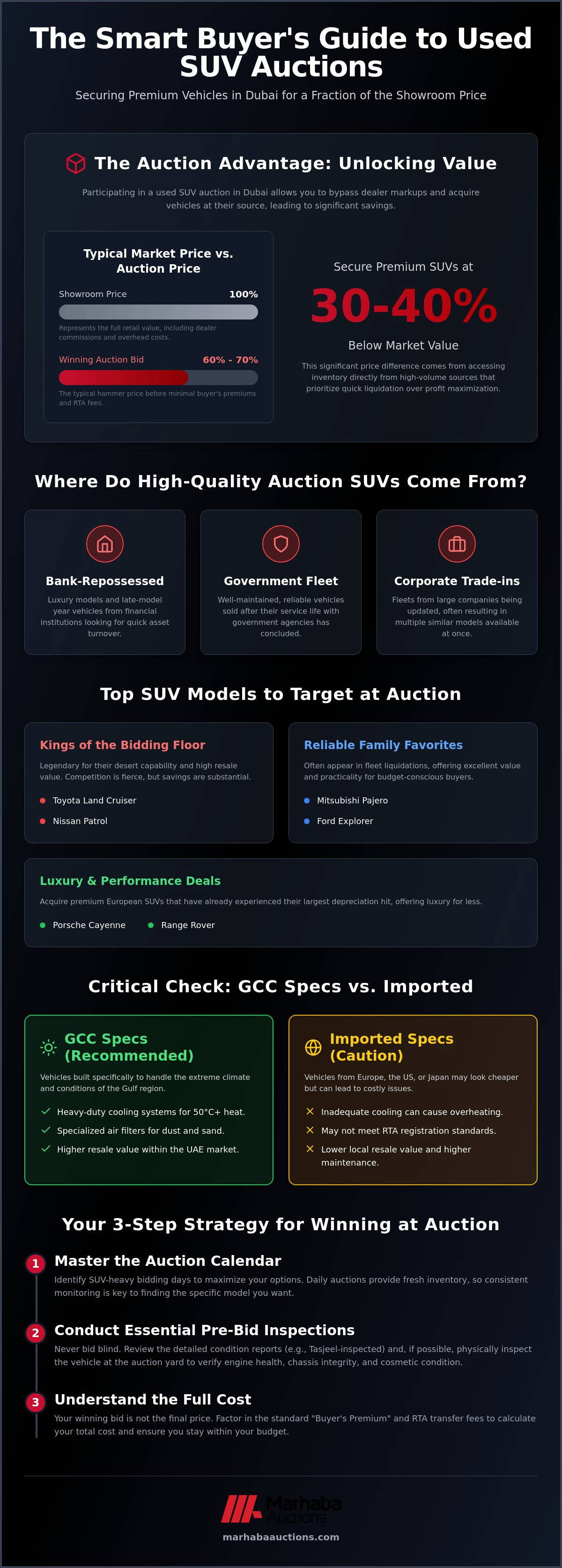 Finding the Best Used SUV Auction Dubai: Your 2026 Buying Guide