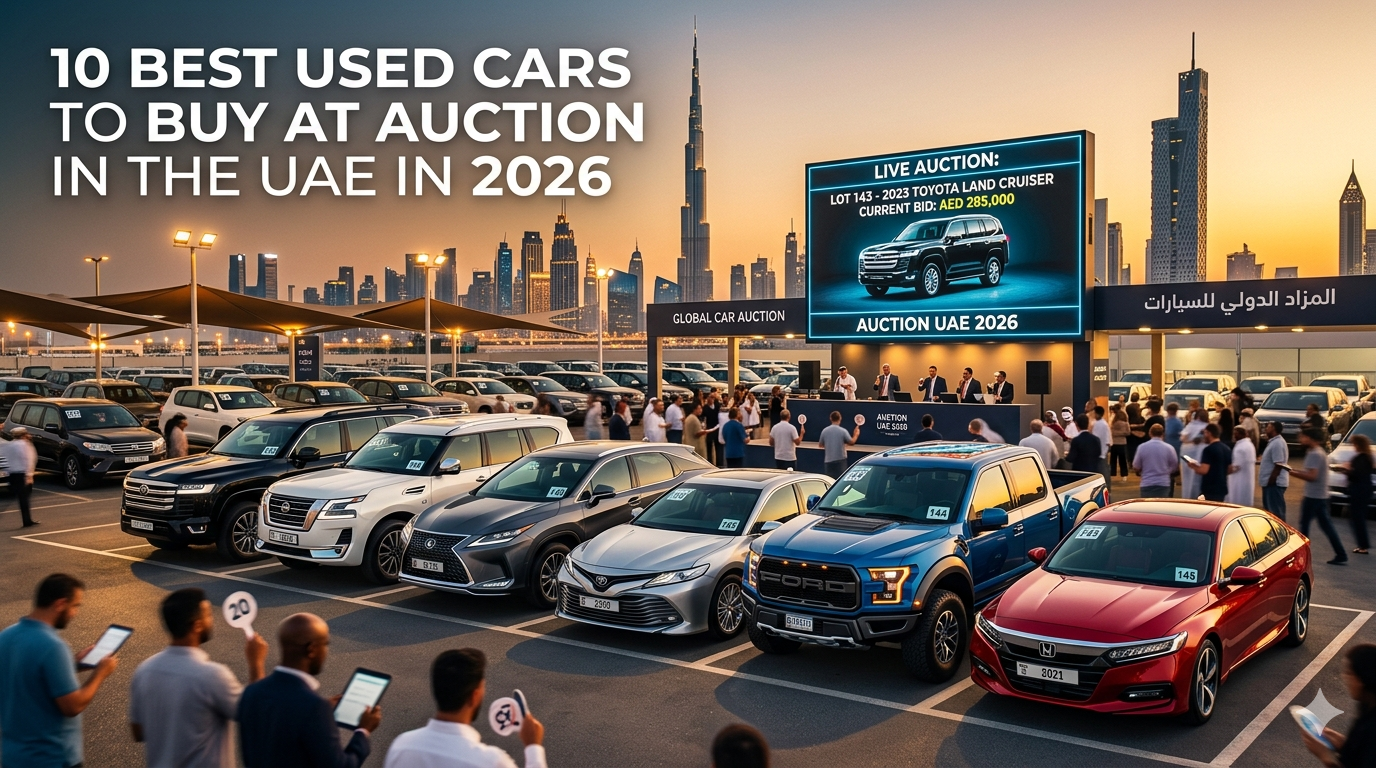 10 Best Used Cars to Buy at Auction in UAE (2026 Picks)