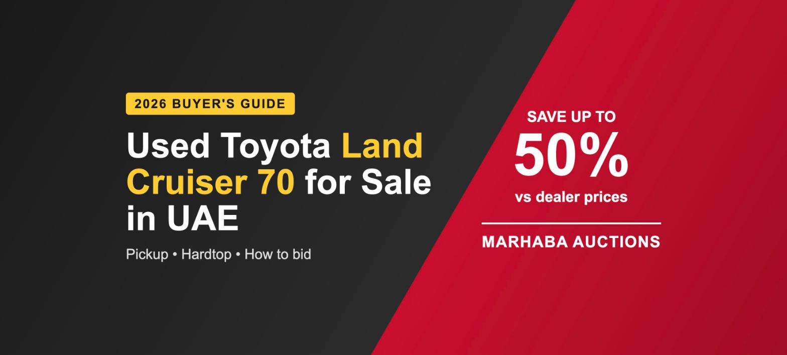 Used Toyota Land Cruiser 70 for Sale in UAE: Pickup & Hardtop Auction Guide 2026