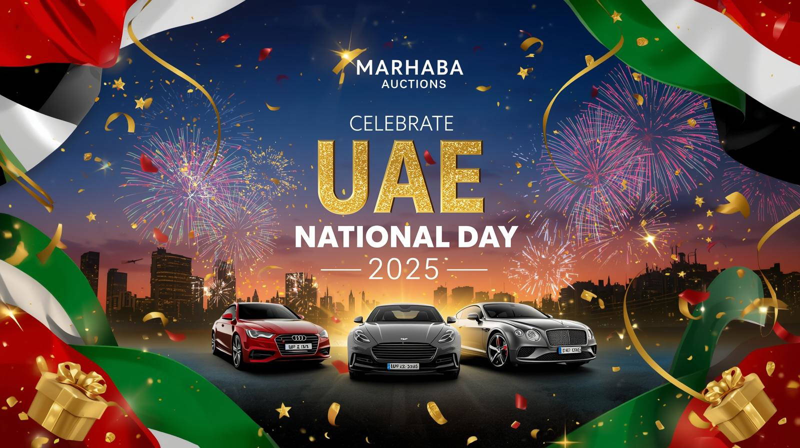 Celebrate UAE National Day 2025 with Gold Rewards, Big Cashbacks & Exclusive Gifts at Marhaba Auctions