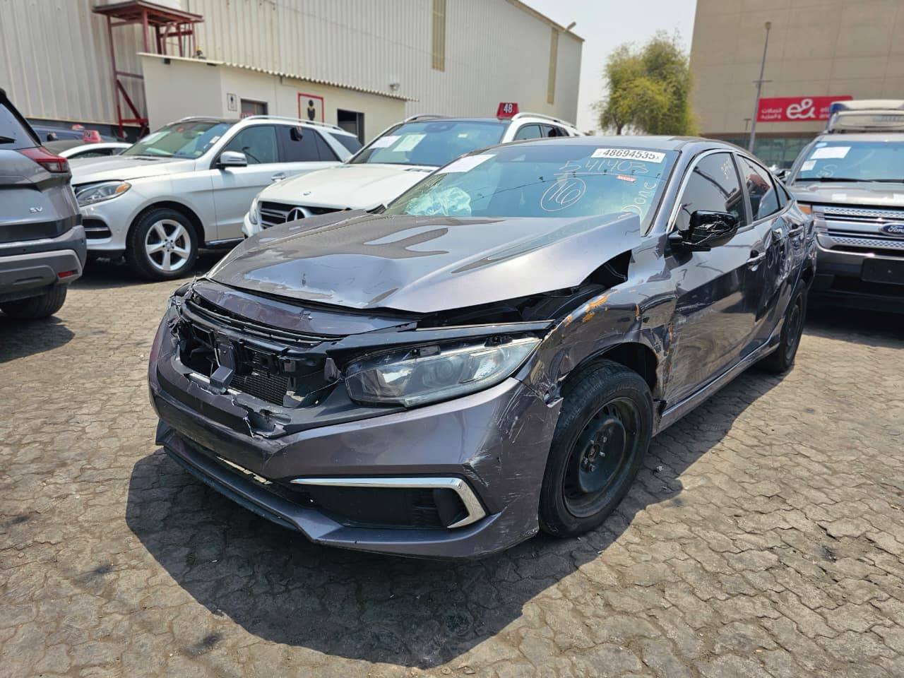 2019 HONDA CIVIC — 118906 Miles — Lot 6KH541403 — Souq - Marhaba Auctions Used Cars - Image 4