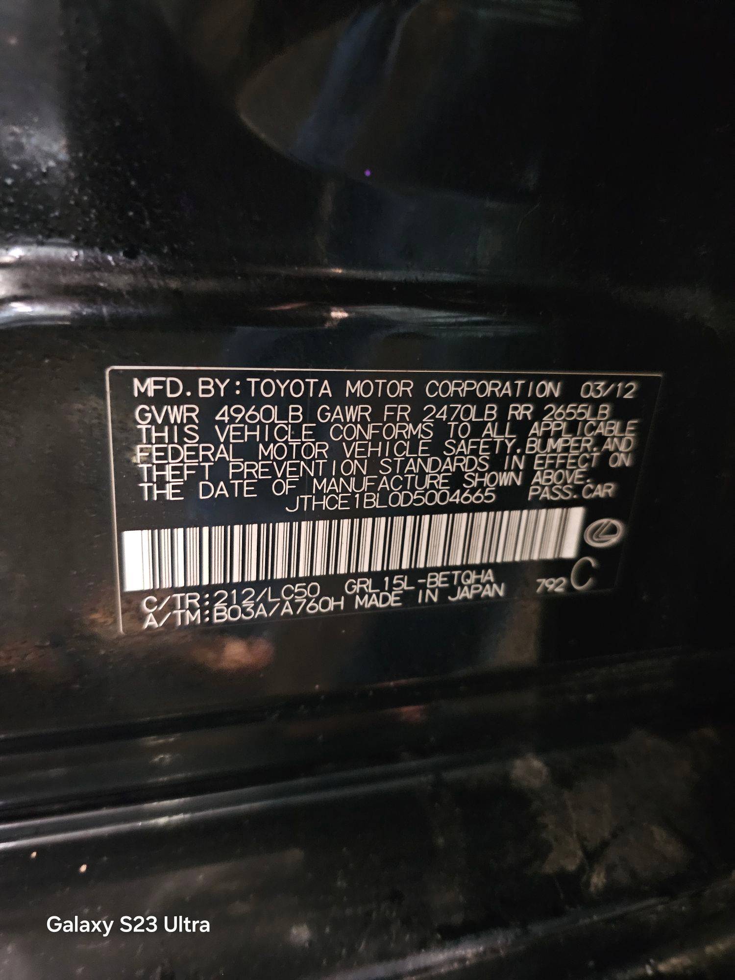 LEXUS GS 350 2013 - Marhaba Auction Used Cars - Image 10