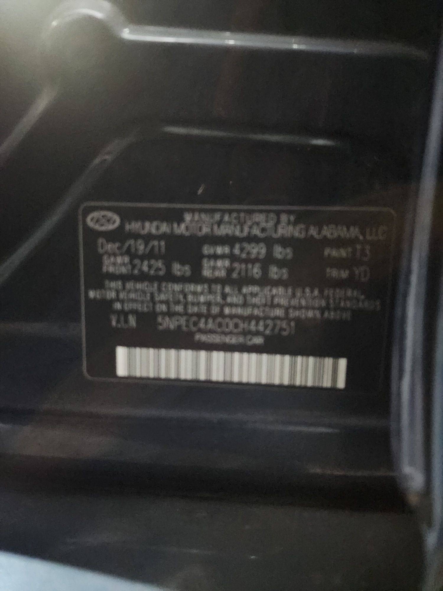 HYUNDAI SONATA 2012 - Marhaba Auction Used Cars - Image 10