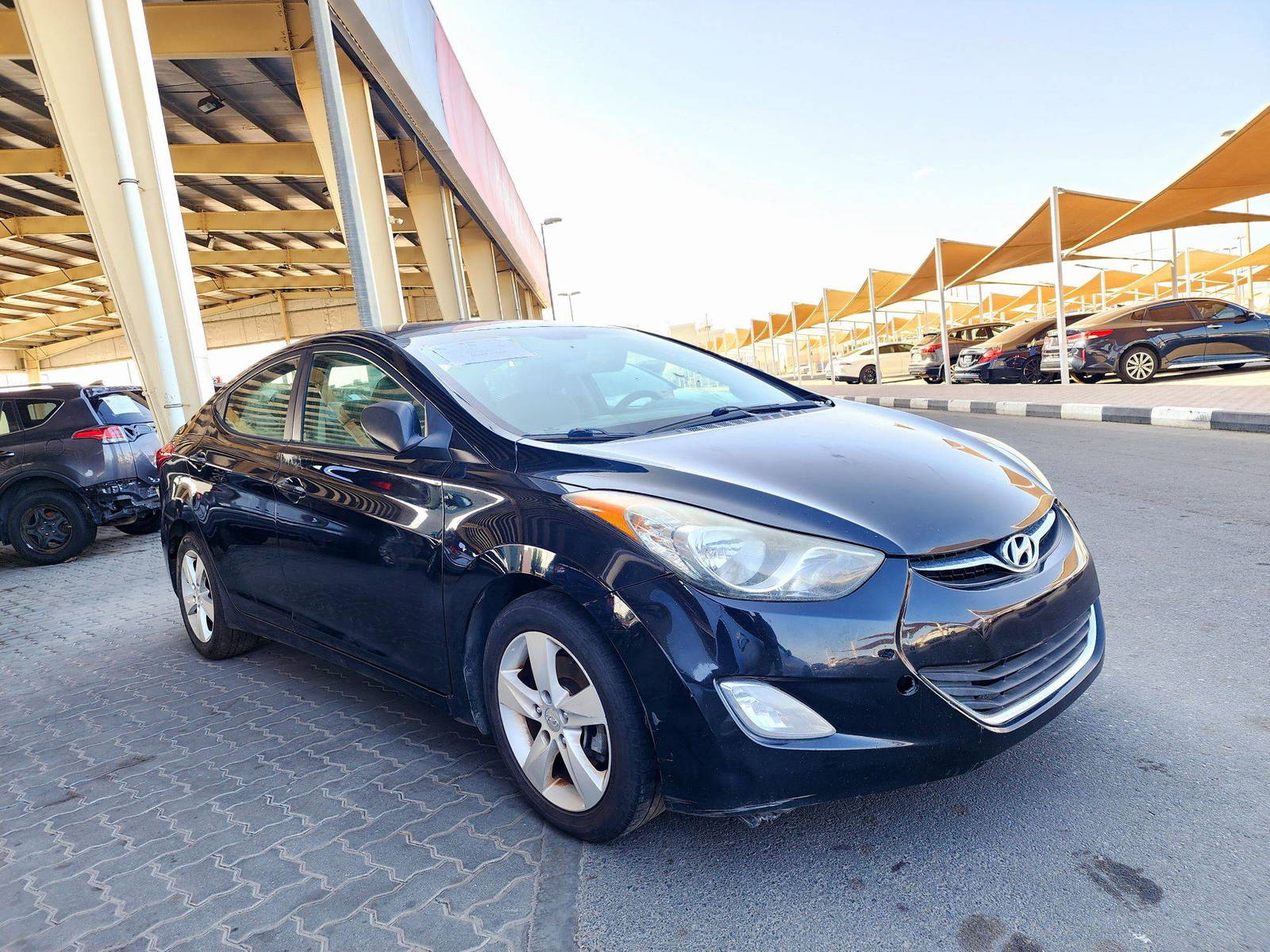 2013 HYUNDAI ELANTRA — 191222 Miles — Lot E4DH185237 — Souq - Marhaba Auctions Used Cars - Image 3