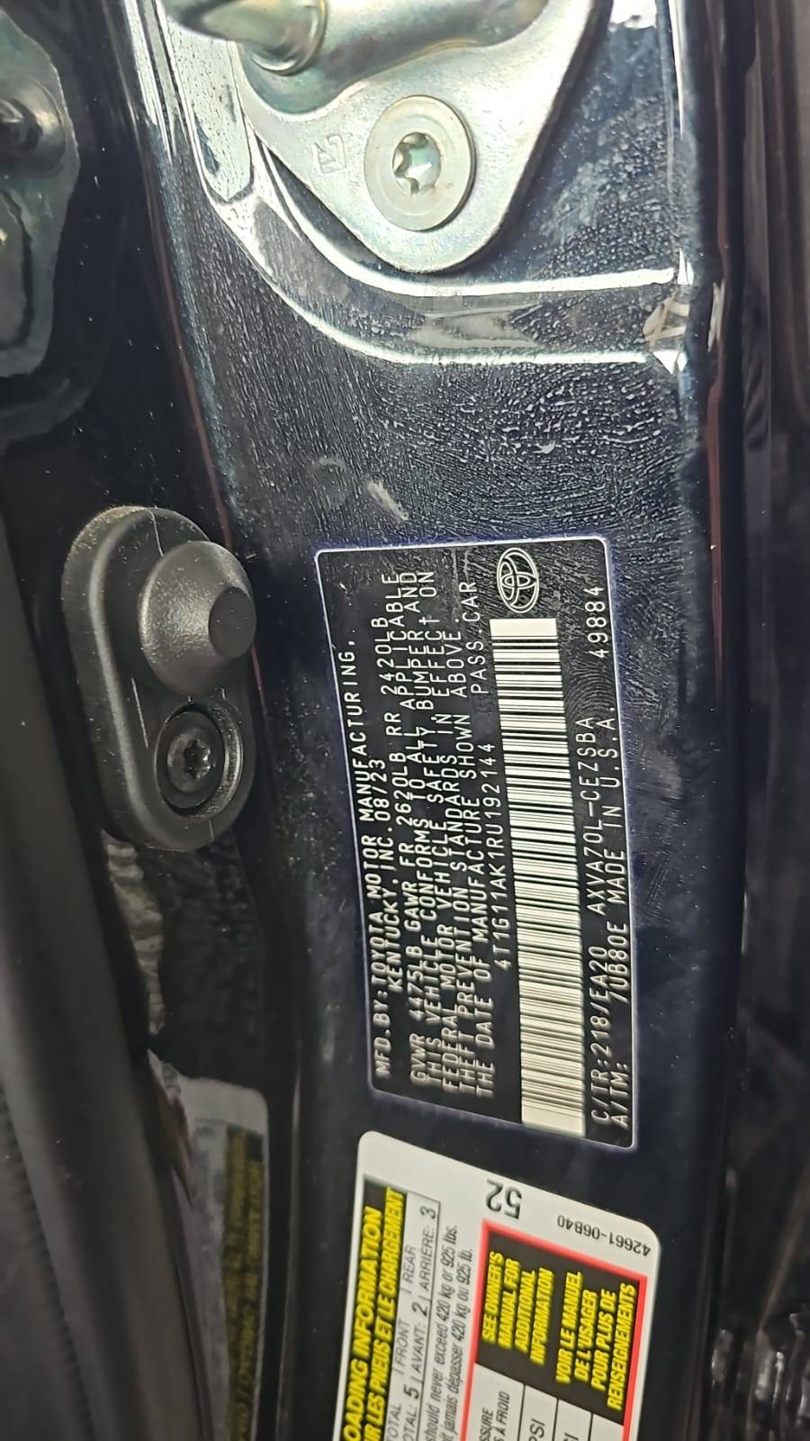 TOYOTA CAMRY 2024 - Marhaba Auction Used Cars - Image 5