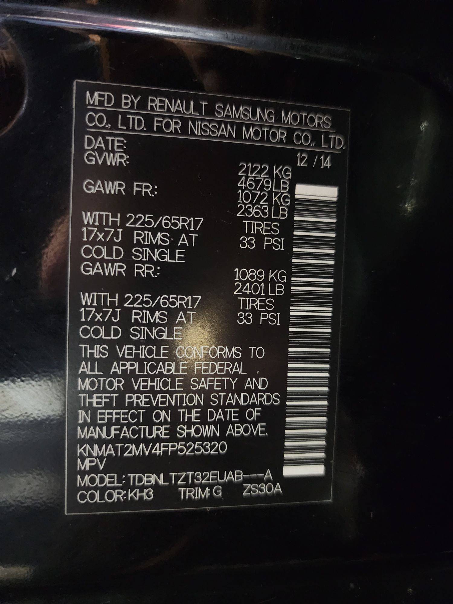 2015 NISSAN ROGUE — 215951 Miles — Lot 47374835 — Al Quoz - Marhaba Auctions Used Cars - Image 10