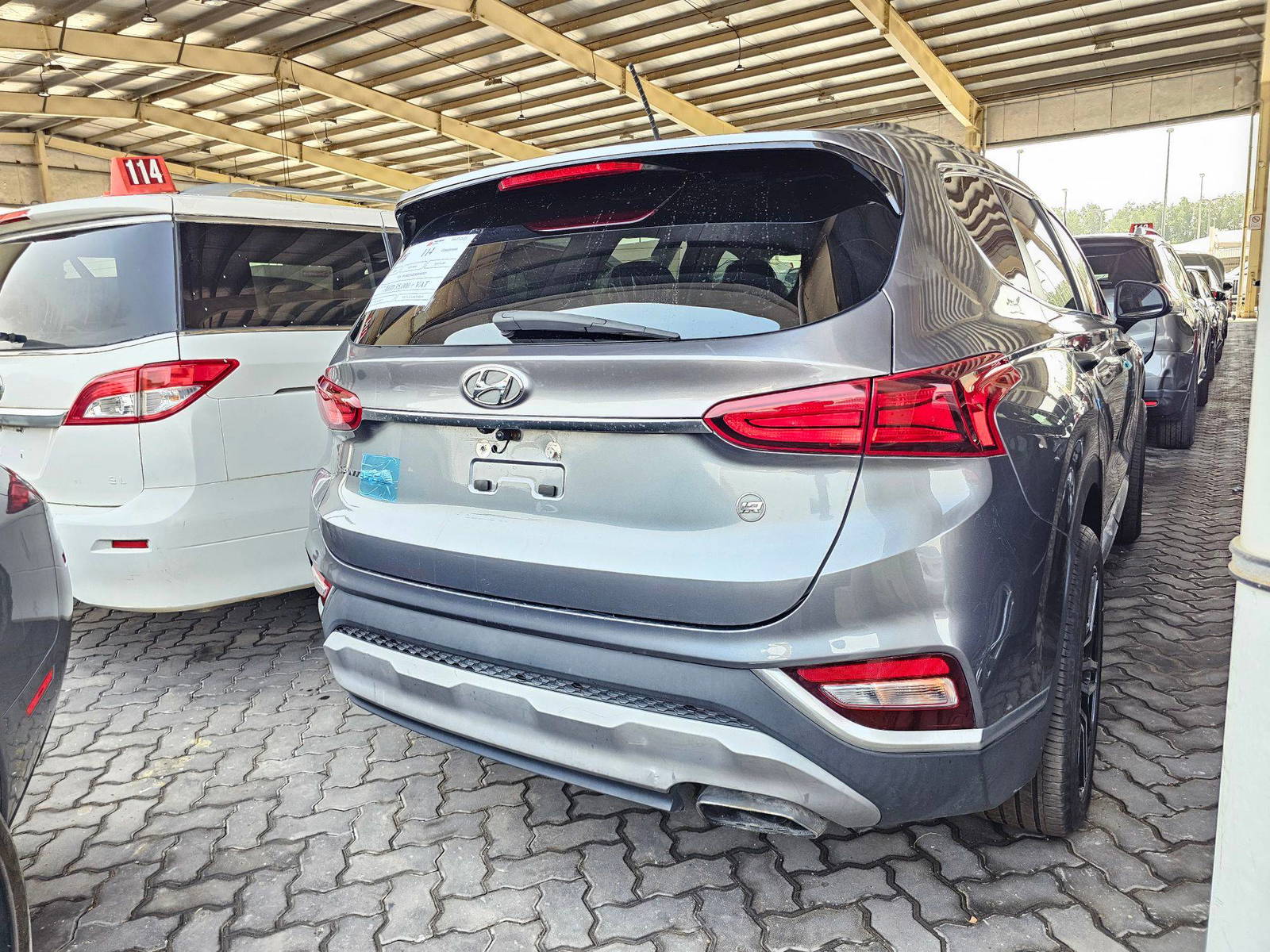 2019 HYUNDAI SANTA FE — 100622 Miles — Lot H096903 — Souq - Marhaba Auctions Used Cars - Image 3