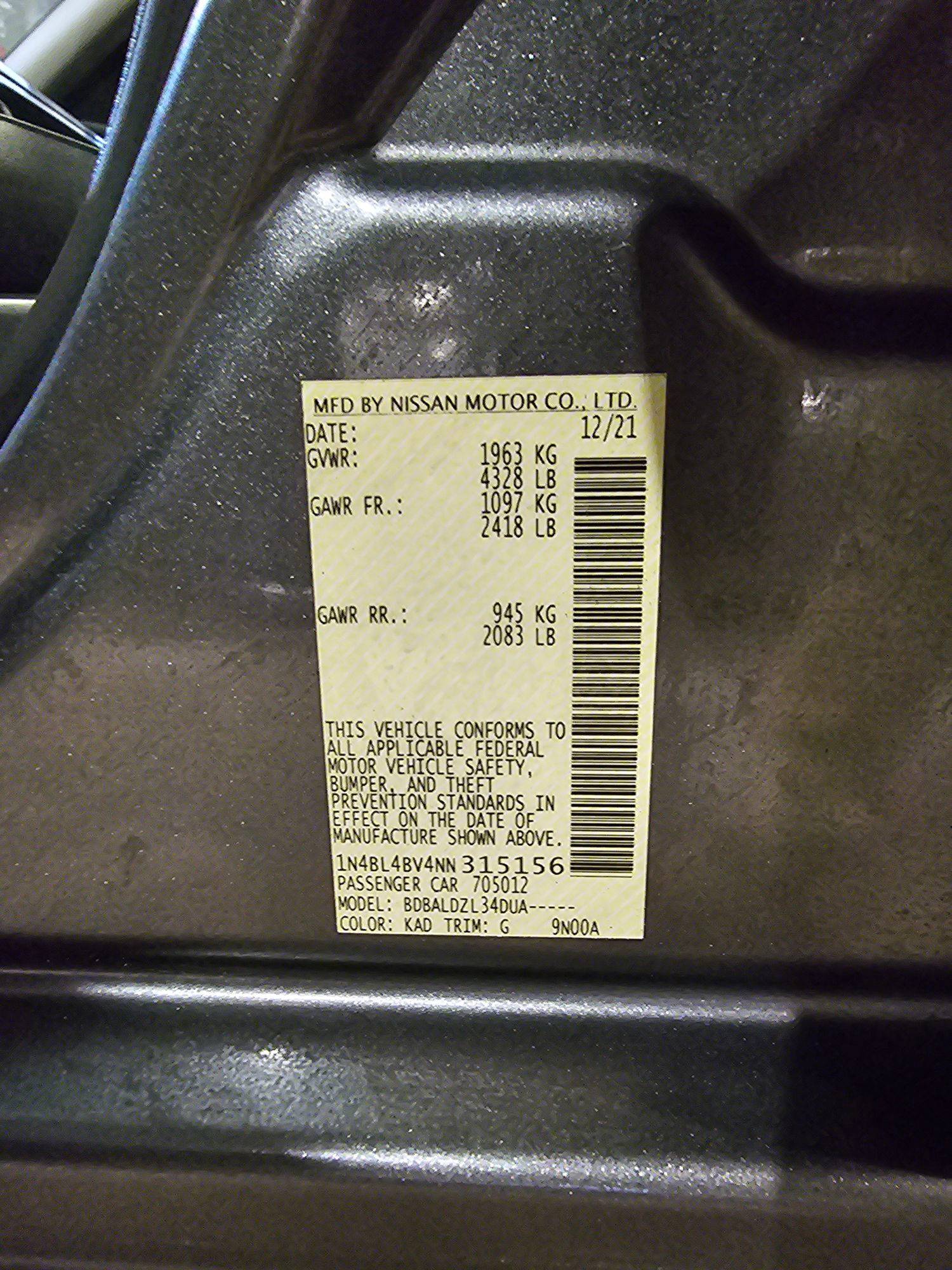 NISSAN ALTIMA 2022 - Marhaba Auction Used Cars - Image 8