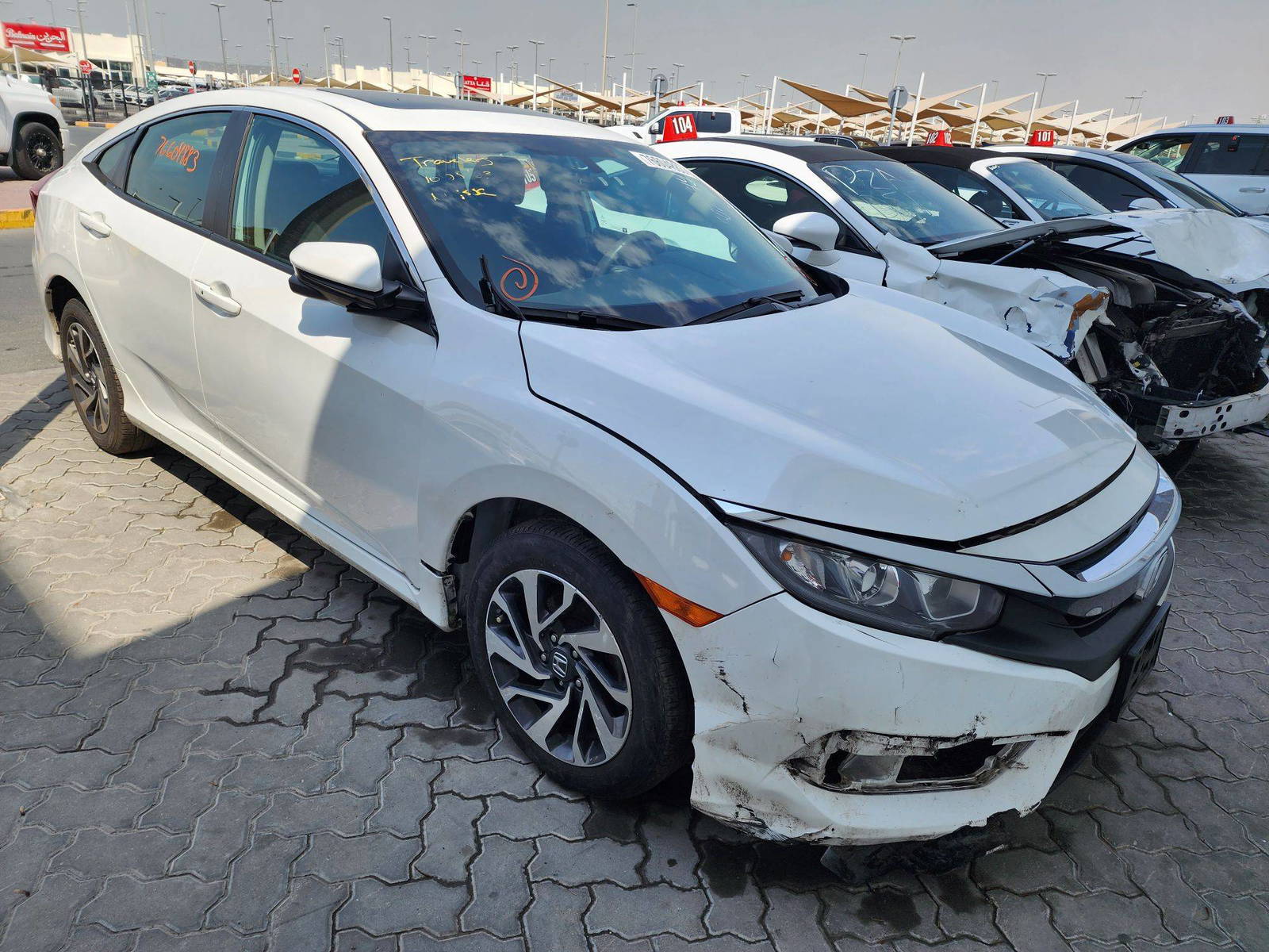 2018 HONDA CIVIC — 93838 Miles — Lot 1241541510 - Marhaba Auctions Used Cars - Image 5