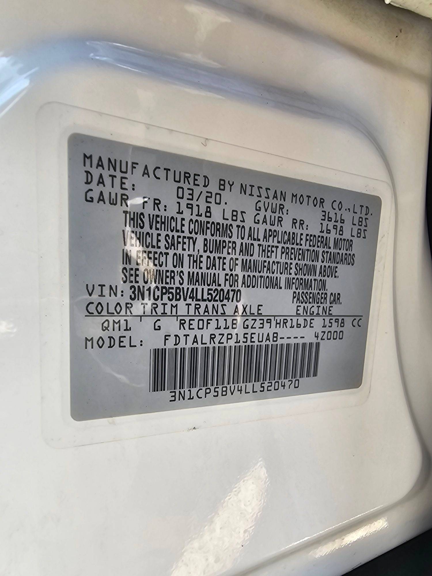 2020 NISSAN KICKS — 37959 Miles — Lot V4LL520470 — Main - Marhaba Auctions Used Cars - Image 10
