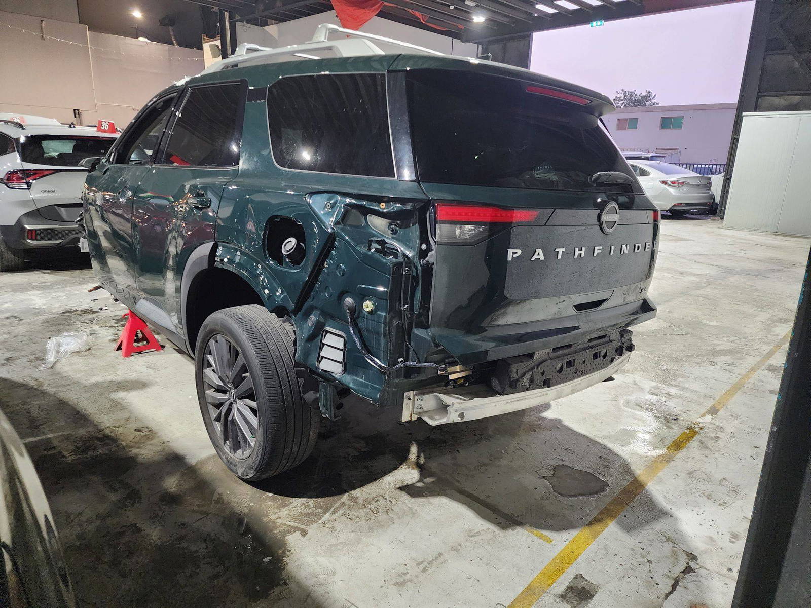 2023 NISSAN PATHFINDER — sold — 35581 Miles — Lot 43051679 — Souq - Marhaba Auctions Used Cars - Image 2