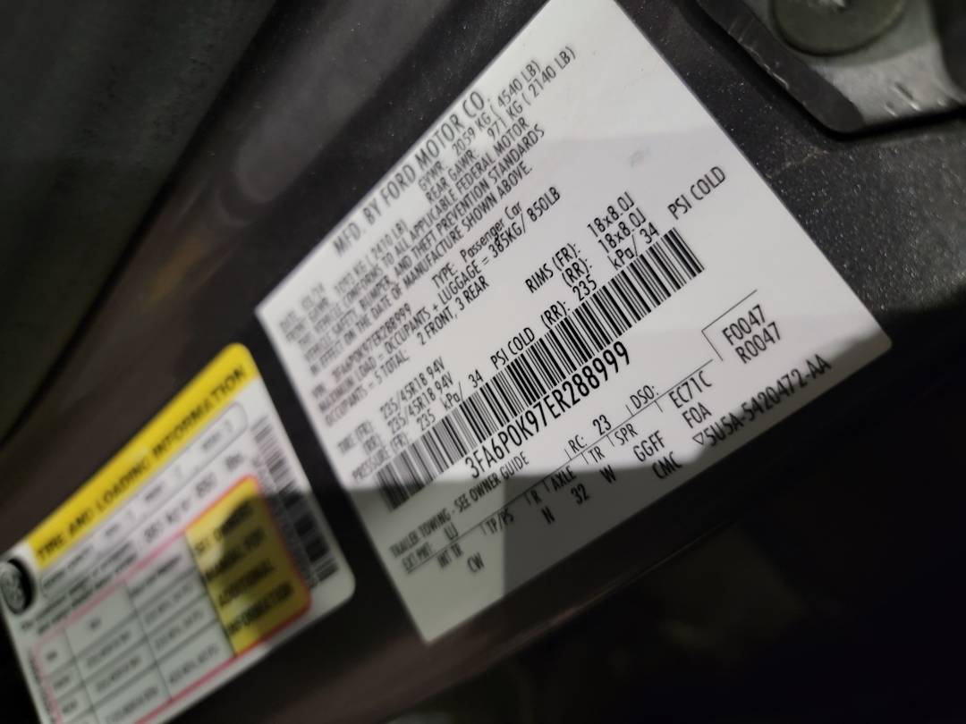 2014 FORD FUSION — 163159 Miles — Lot K97ER288999 — Main - Marhaba Auctions Used Cars - Image 8