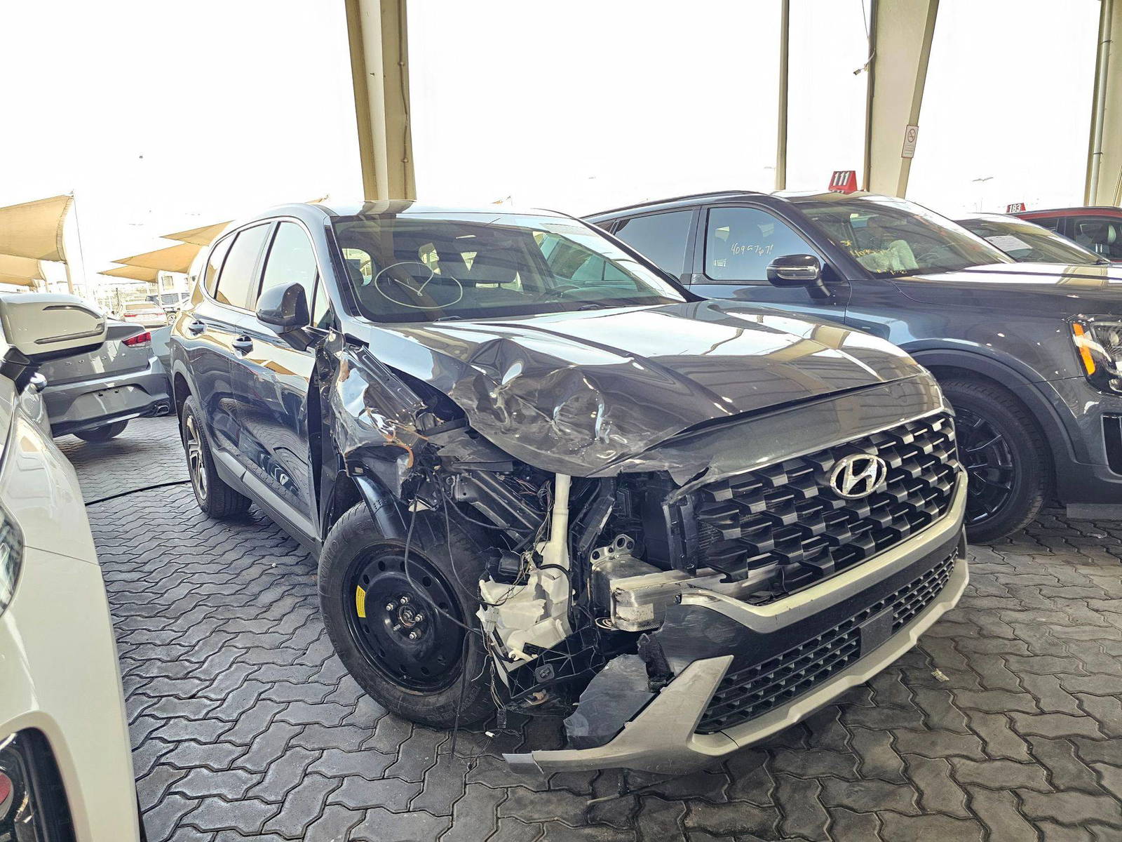 2021 HYUNDAI SANTA FE — 56710 Miles — Lot AJ1MH347234 — Souq - Marhaba Auctions Used Cars - Image 4