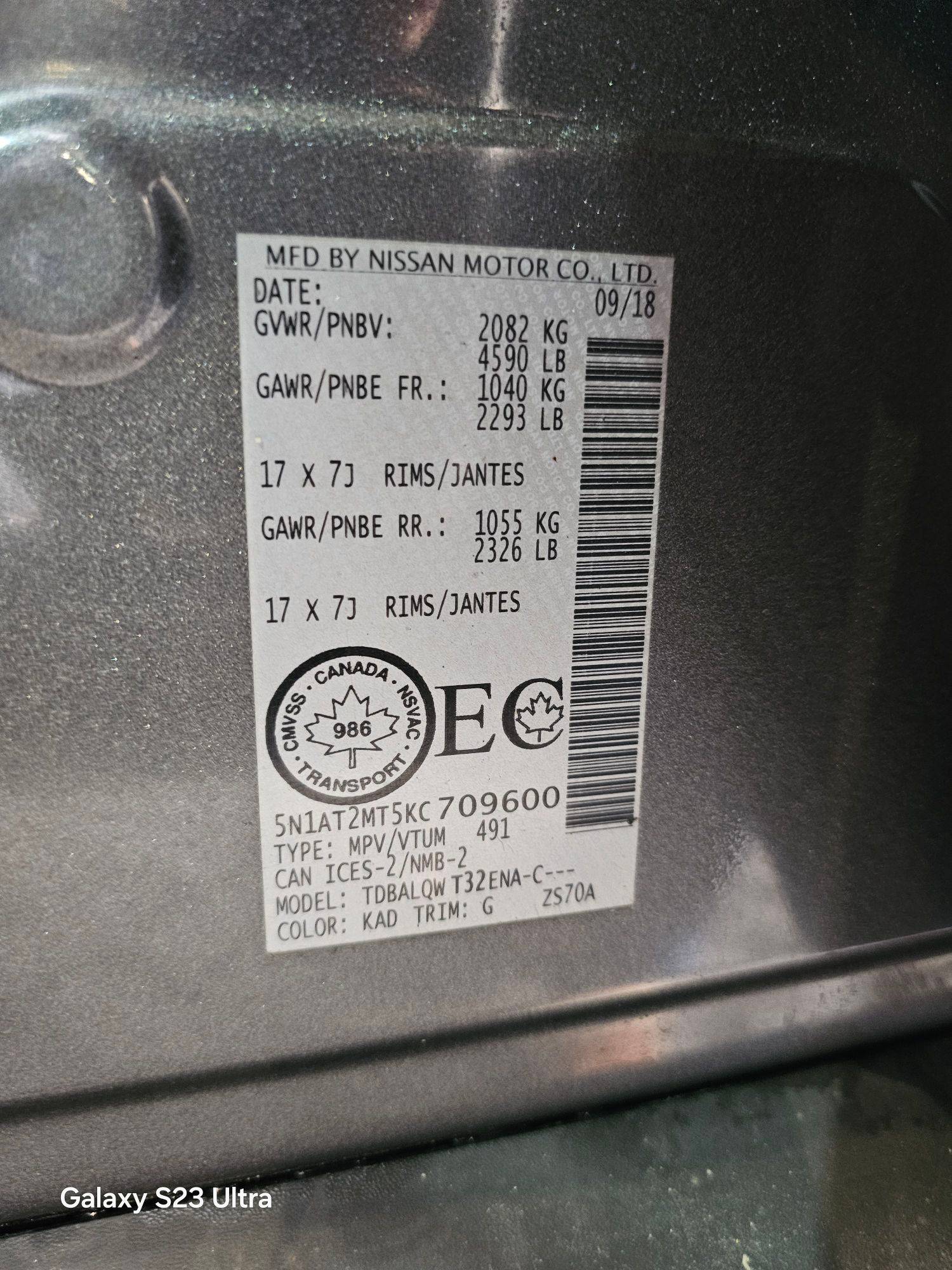 NISSAN ROGUE 2019 - Marhaba Auction Used Cars - Image 9