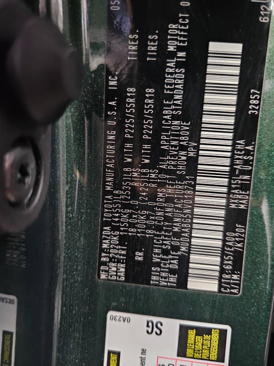 TOYOTA COROLLA CROSS XLE 2022 - Marhaba Auction Used Cars - Image 9