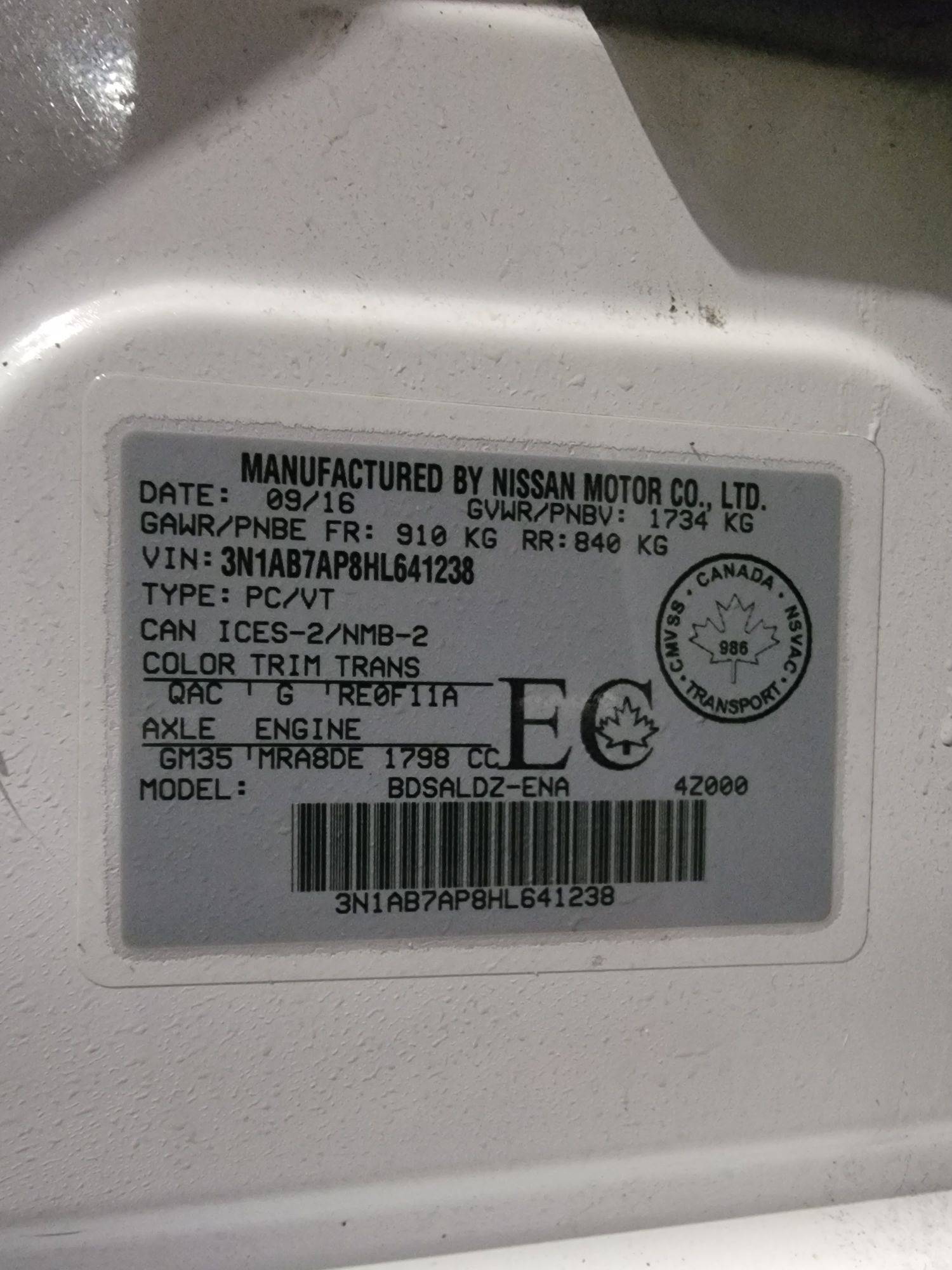 NISSAN SENTRA 2017 - Marhaba Auction Used Cars - Image 10