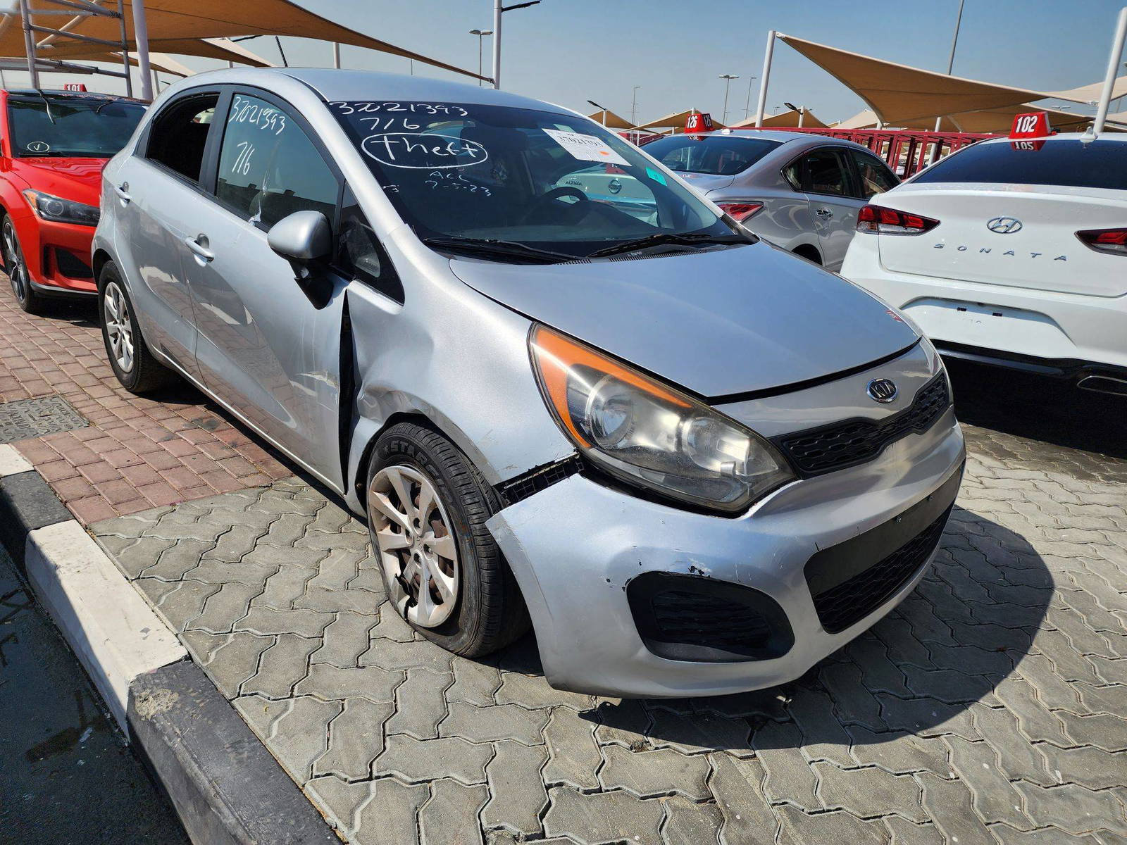 2013 KIA RIO — 209532 Miles — Lot 37021393 - Marhaba Auctions Used Cars - Image 5