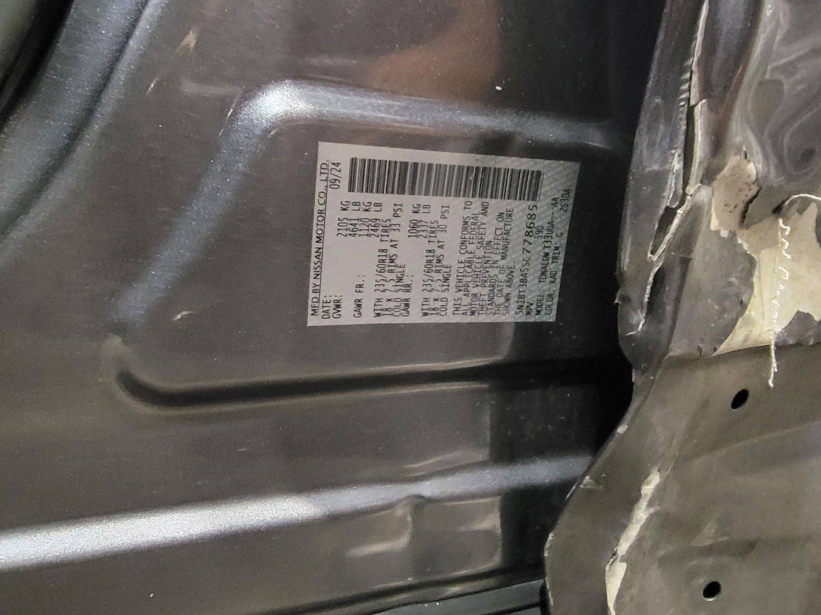 NISSAN ROGUE 2025 - Marhaba Auction Used Cars - Image 9