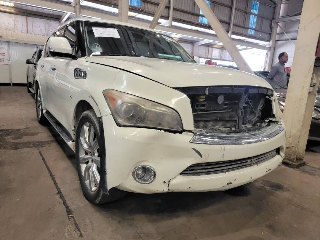 2014 INFINITI QX80 — 154516 Miles — Lot 89398265 — Ind. 12 - Marhaba Auctions Used Cars - Image 4