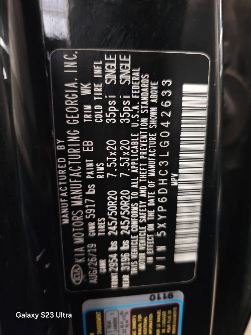 2020 KIA TELLURIDE — 157619 Miles — Lot C3LG042633 — Souq - Marhaba Auctions Used Cars - Image 10