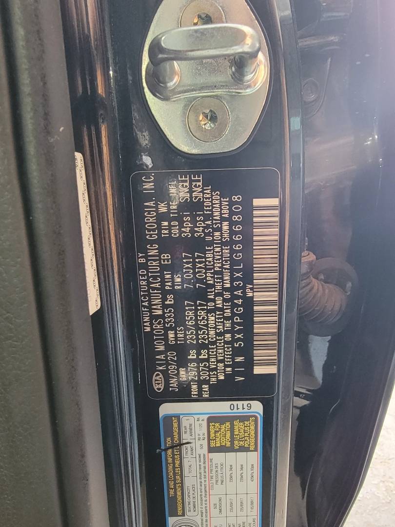 2020 KIA SORENTO — 84714 Miles — Lot 666808 — Main - Marhaba Auctions Used Cars - Image 9