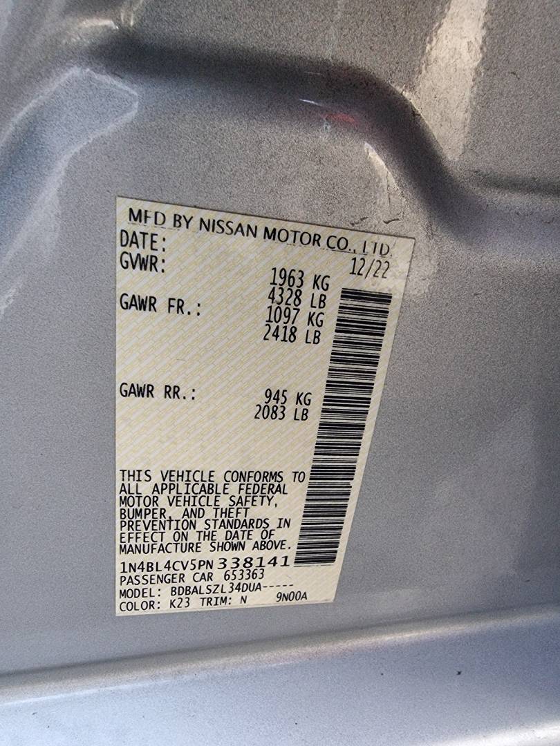 NISSAN ALTIMA 2023 - Marhaba Auction Used Cars - Image 8