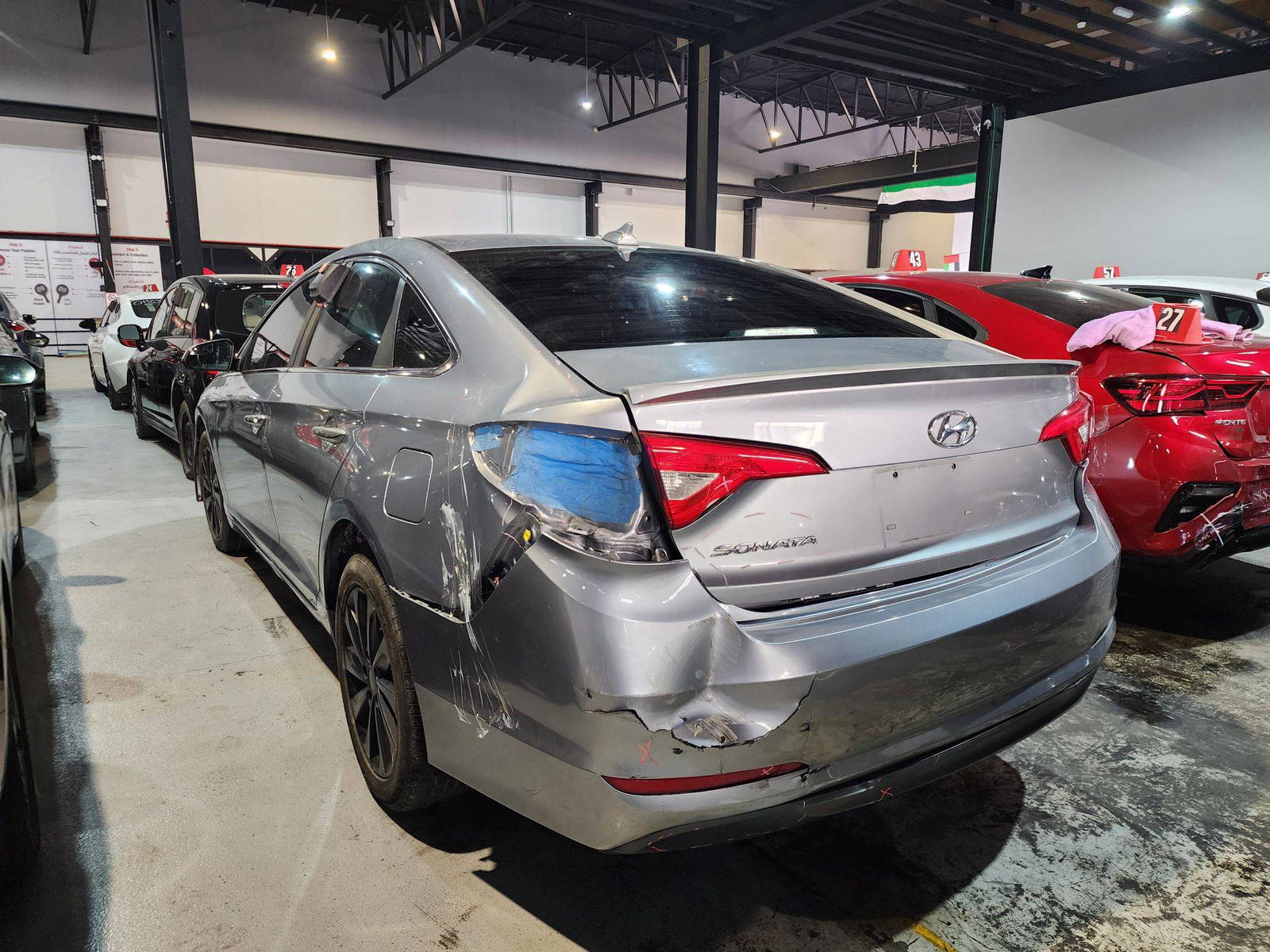 2015 HYUNDAI SONATA — 156697 Miles — Lot F7FH153898 — Al Quoz - Marhaba Auctions Used Cars - Image 4