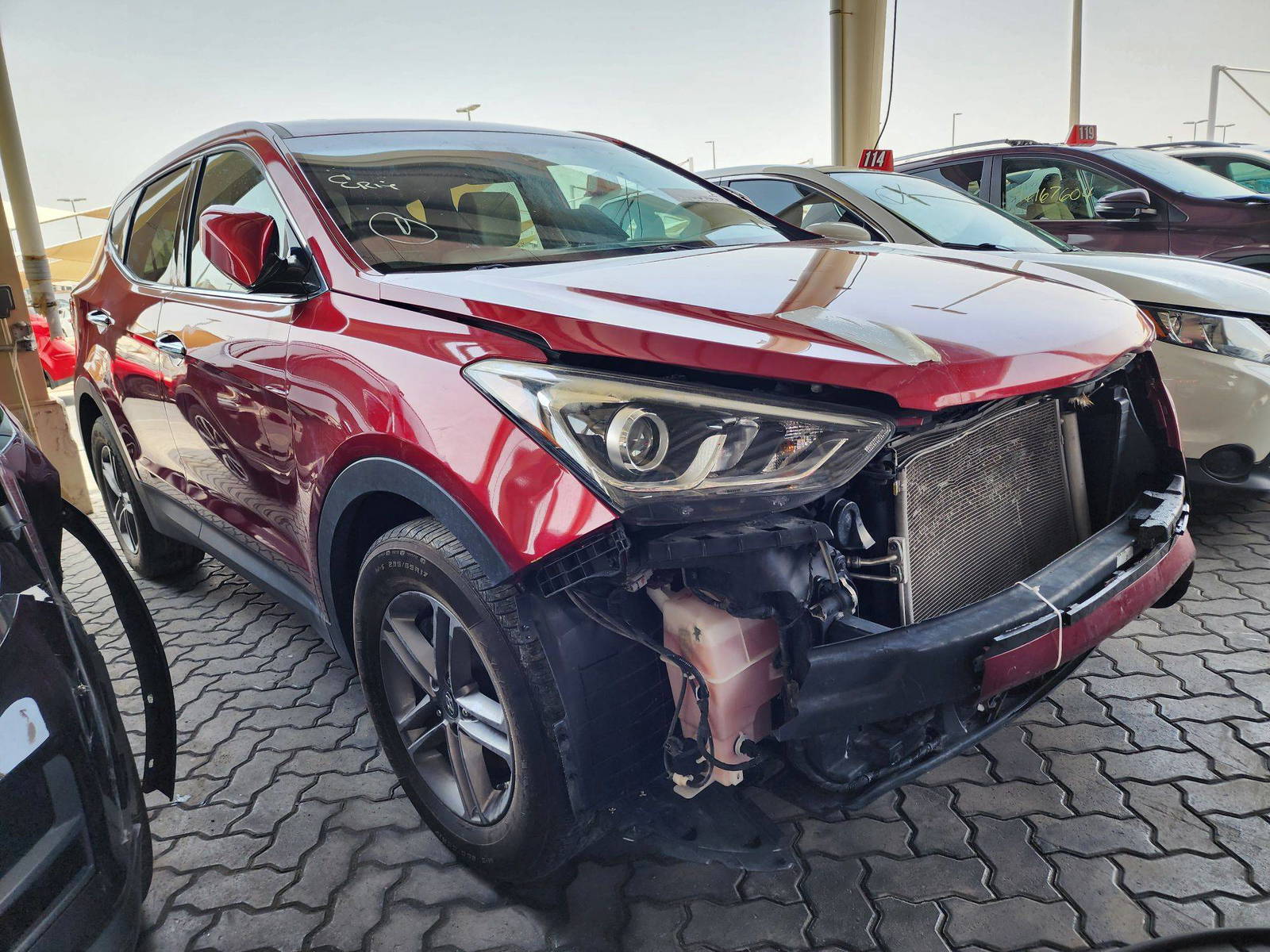 2017 HYUNDAI SANTA FE — 115812 Miles — Lot 40054884 — Souq - Marhaba Auctions Used Cars - Image 3