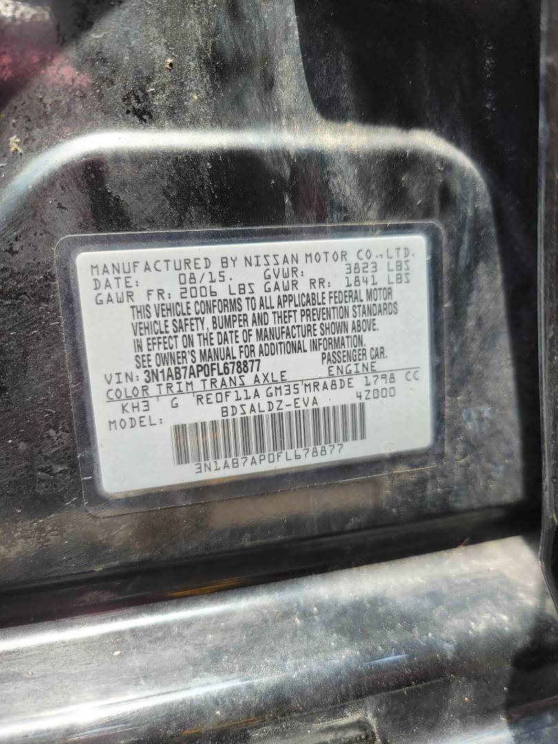 2015 NISSAN SENTRA — 155180 Miles — Lot 38963705 — Main - Marhaba Auctions Used Cars - Image 8