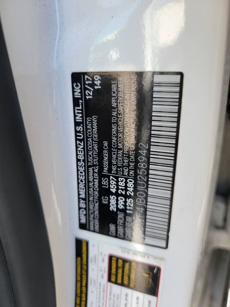 MERCEDES BENZ C300 2018 - Marhaba Auction Used Cars - Image 11