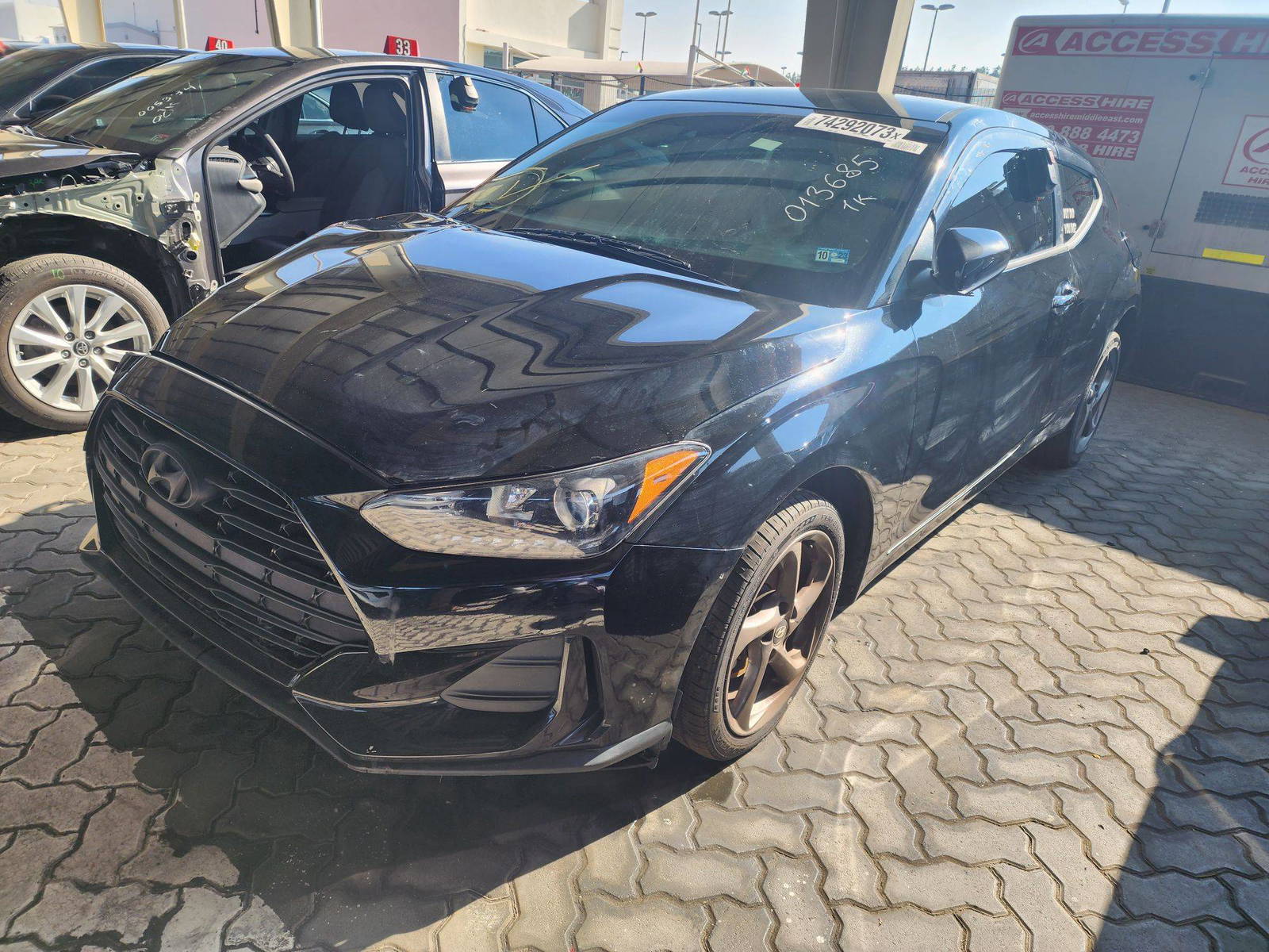 2019 HYUNDAI VELOSTER — 74307 Miles — Lot 74292073 - Marhaba Auctions Used Cars - Image 7