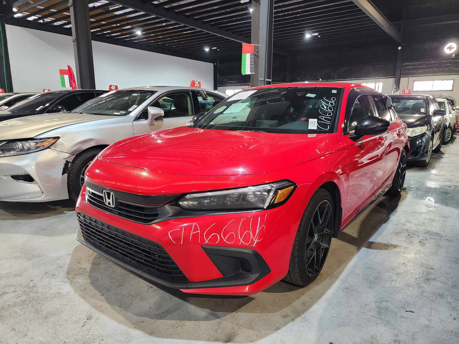 2022 HONDA CIVIC — 104174 KM — Lot 102228 — Main - Marhaba Auctions Used Cars - Image 4