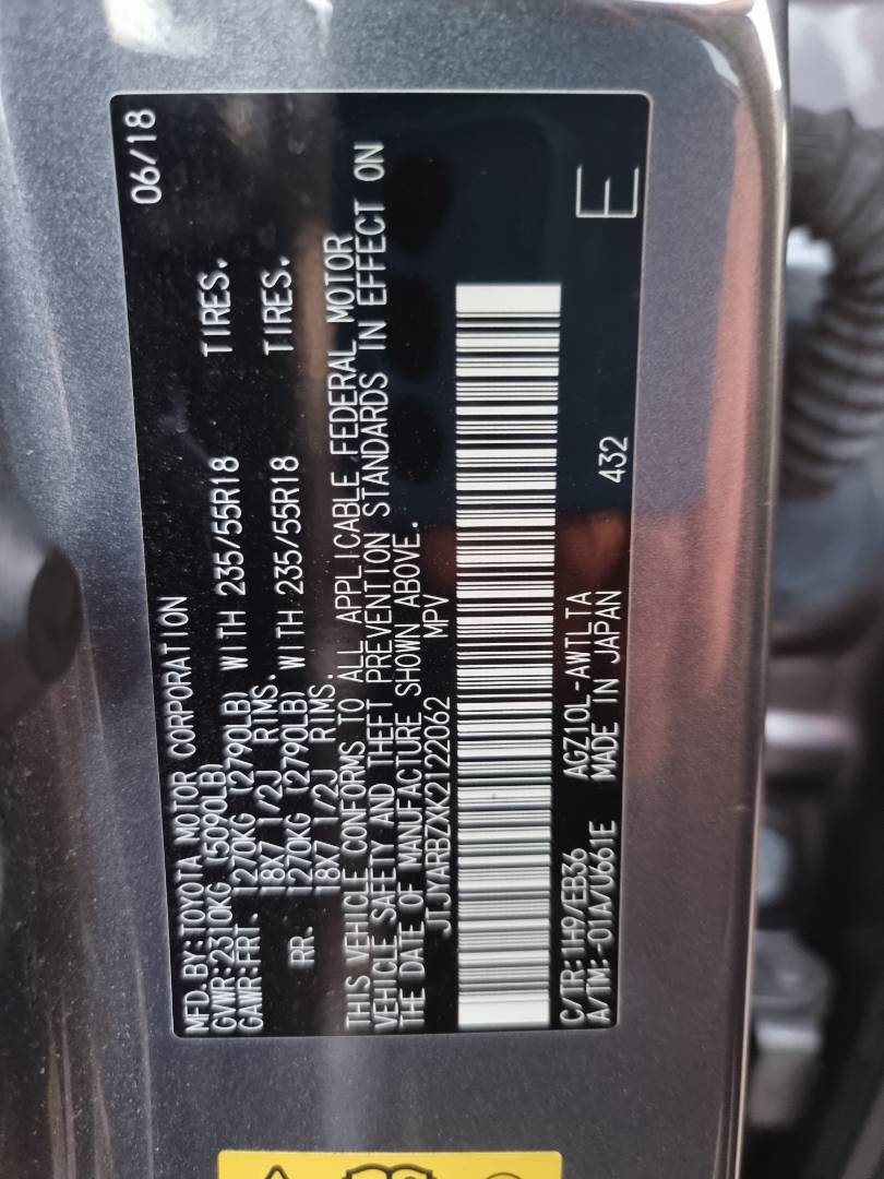 2019 LEXUS NX 300 — 92072 Miles — Lot 1025487 — Ind. 12 - Marhaba Auctions Used Cars - Image 10