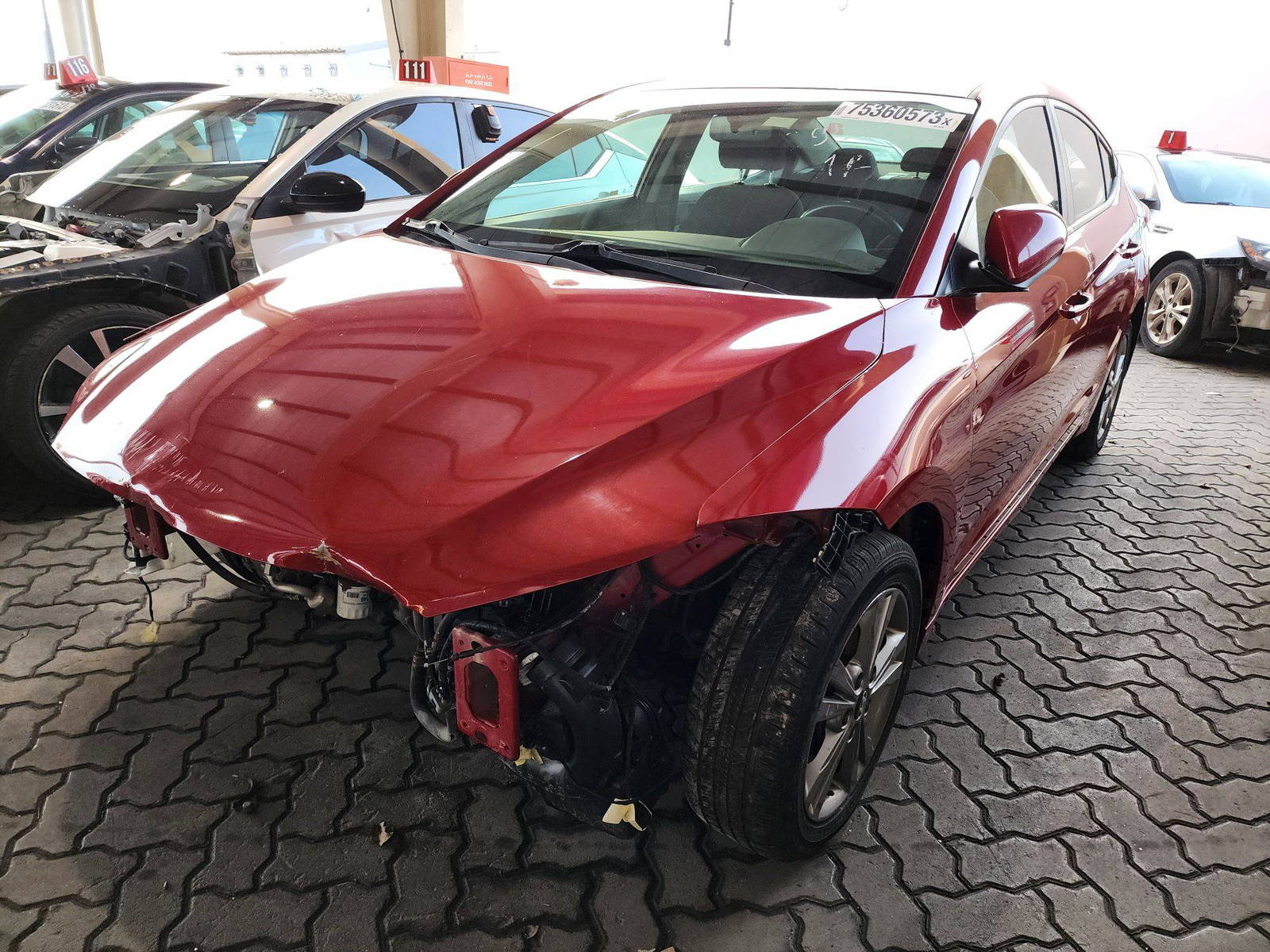 2017 HYUNDAI ELANTRA — 93974 Miles — Lot 75360573 - Marhaba Auctions Used Cars - Image 9
