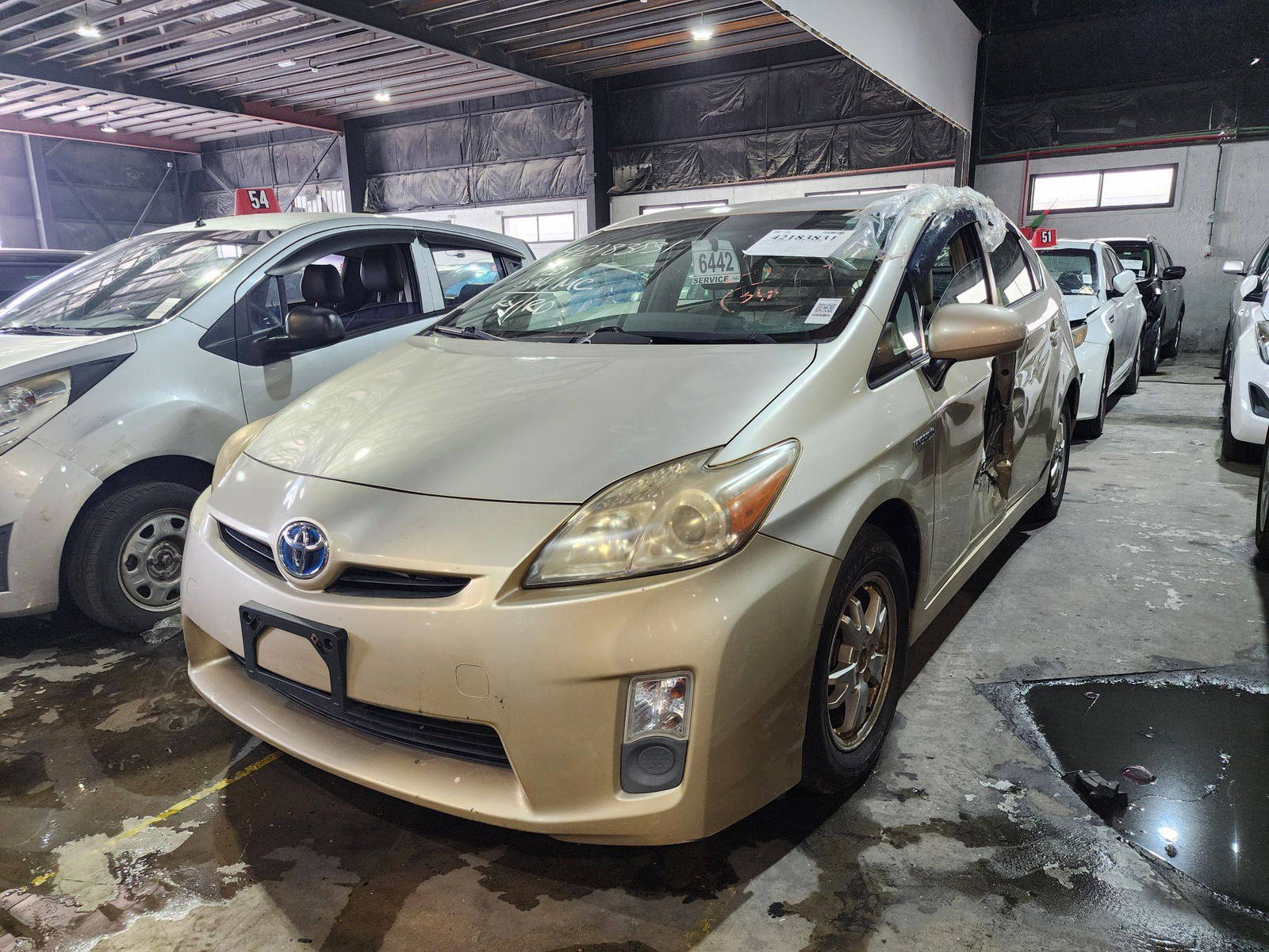 2010 TOYOTA PRIUS — 120094 Miles — Lot 212664 — Al Quoz - Marhaba Auctions Used Cars - Image 3