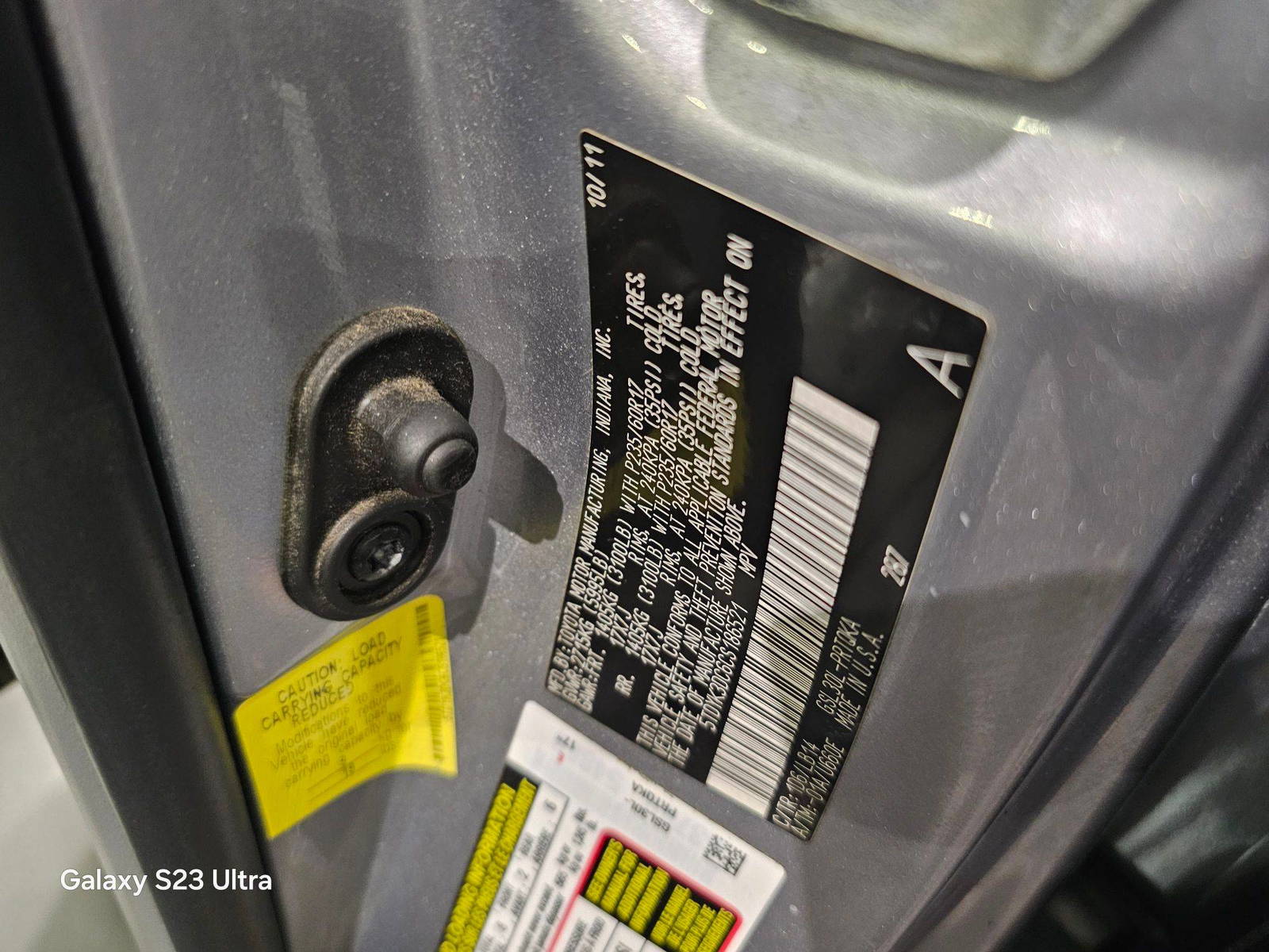 2012 TOYOTA SIENNA — 173559 Miles — Lot 93012045 — Main - Marhaba Auctions Used Cars - Image 9