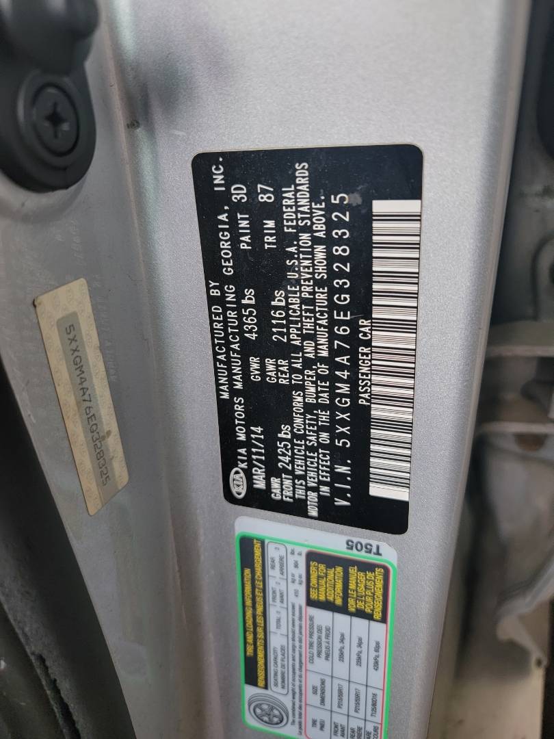 2014 KIA OPTIMA — 137967 Miles — Lot 75846983 - Marhaba Auctions Used Cars - Image 8