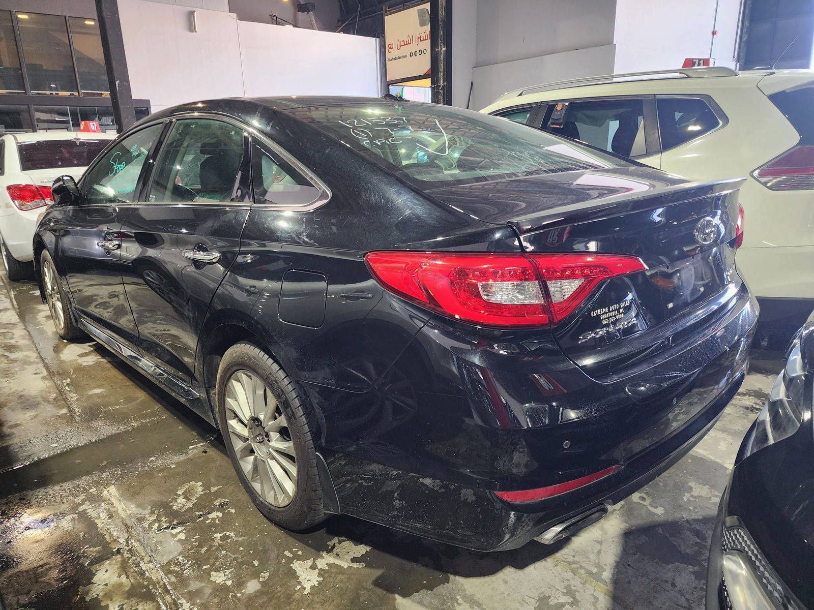 2015 HYUNDAI SONATA — 172114 Miles — Lot 121537 — Al Quoz - Marhaba Auctions Used Cars - Image 3