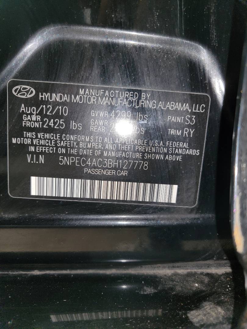 2011 HYUNDAI SONATA — 212200 Miles — Lot 38679288 - Marhaba Auctions Used Cars - Image 10