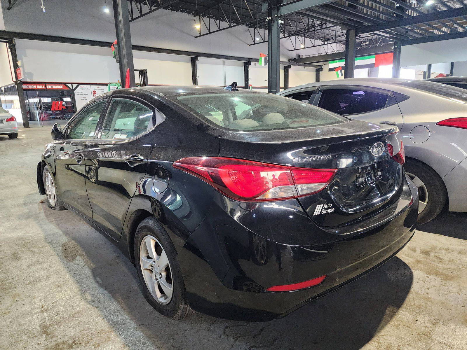2014 HYUNDAI ELANTRA — 121271 Miles — Lot 414926 — Al Quoz - Marhaba Auctions Used Cars - Image 3