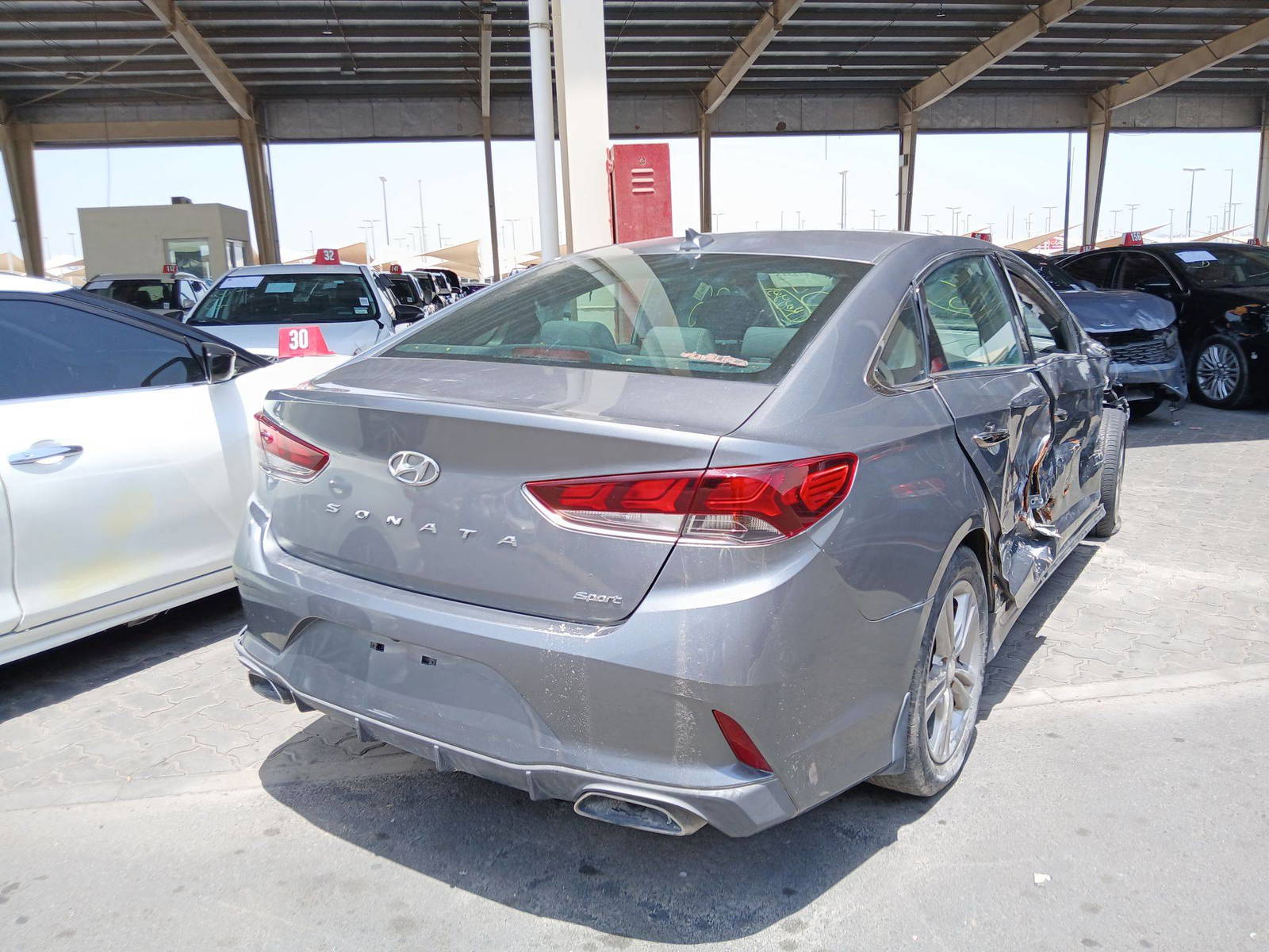 2019 HYUNDAI SONATA — 87566 Miles — Lot 2KH770469 — Souq - Marhaba Auctions Used Cars - Image 3