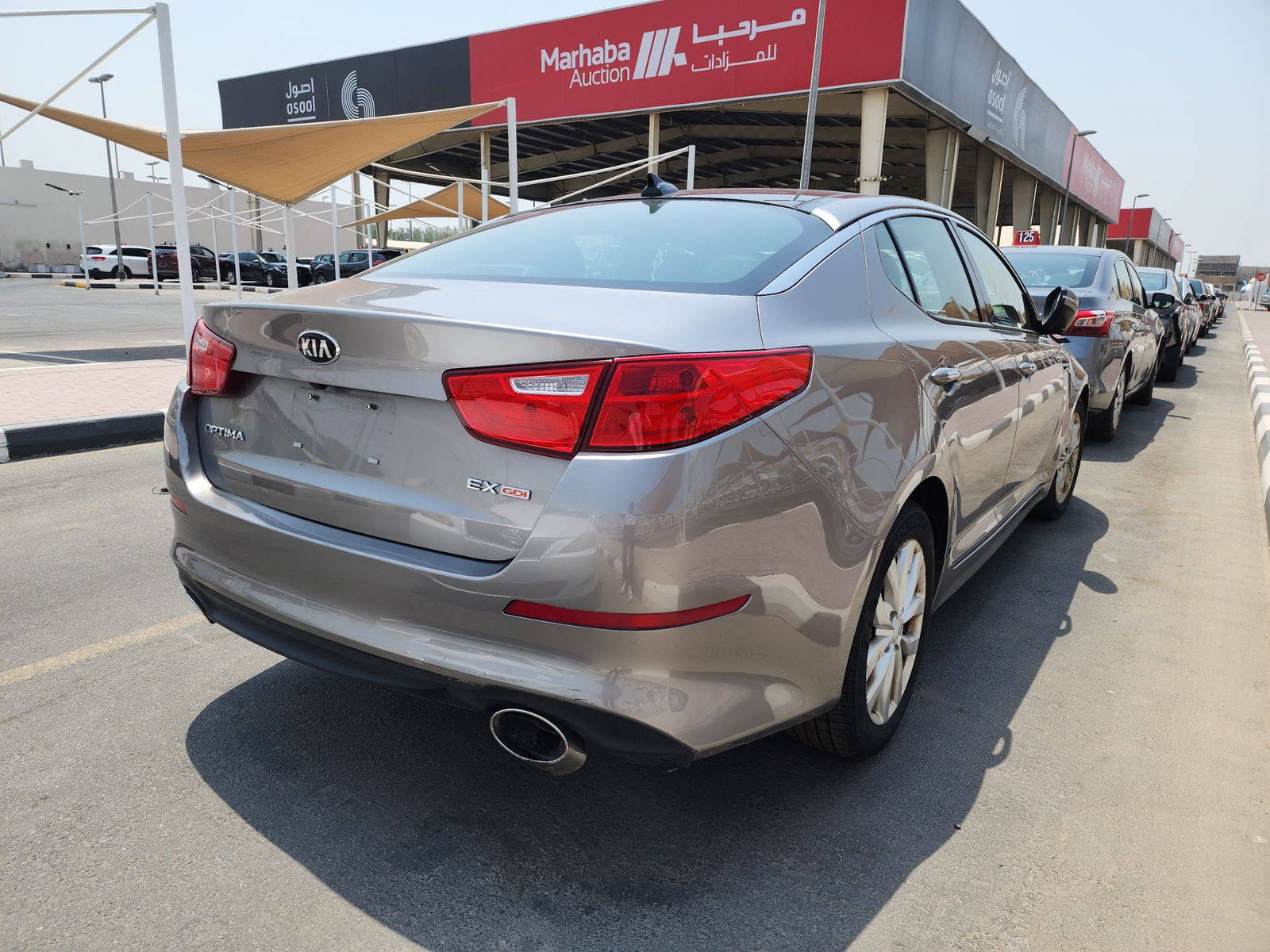 2015 KIA OPTIMA — 74501 Miles — Lot 2454 — Souq - Marhaba Auctions Used Cars - Image 3
