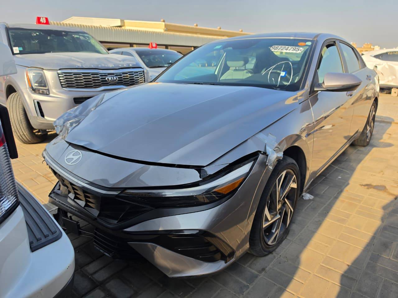 2025 HYUNDAI ELANTRA — 19567 Miles — Lot 98724795 - Marhaba Auctions Used Cars - Image 3