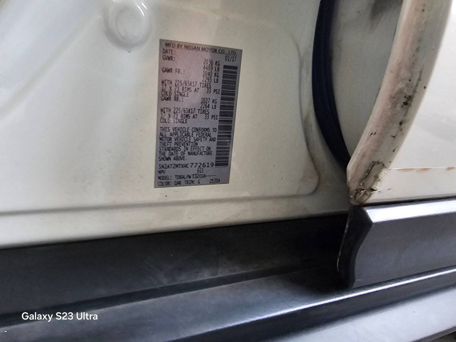 NISSAN ROGUE 2017 - Marhaba Auction Used Cars - Image 9