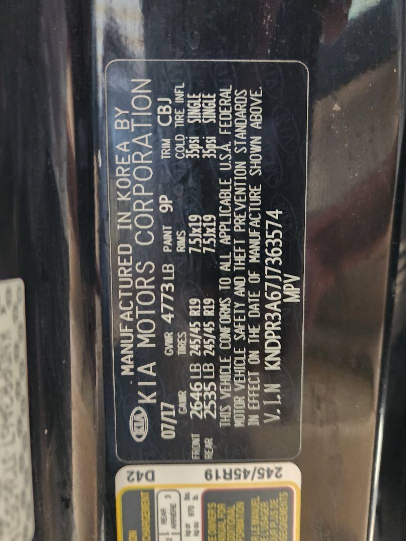 2018 KIA SPORTAGE — 150424 Miles — Lot 38571383 — Souq - Marhaba Auctions Used Cars - Image 5