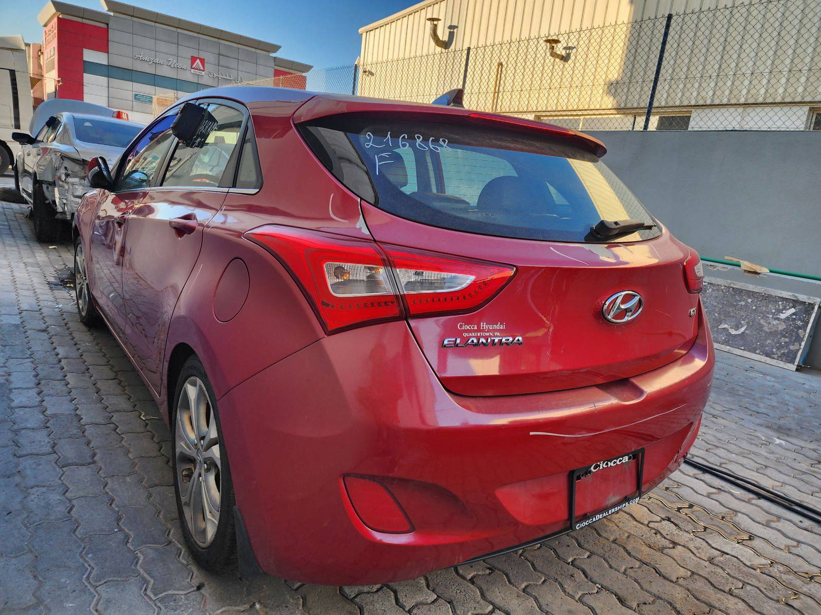 2014 HYUNDAI ELANTRA GT — 135410 Miles — Lot 16868 — Al Quoz - Marhaba Auctions Used Cars - Image 3